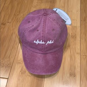 Alpha phi baseball cap
